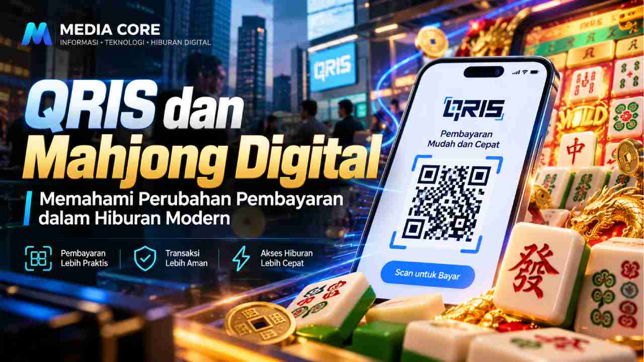 Ilustrasi artikel QRIS dan Mahjong Digital: Memahami Perubahan Pembayaran dalam Hiburan Modern