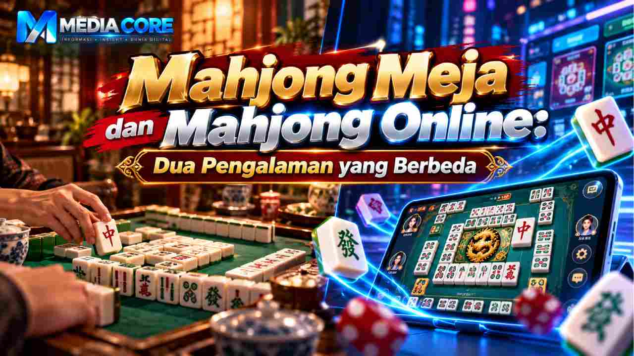 Ilustrasi artikel Mahjong Meja dan Mahjong Online: Dua Pengalaman yang Berbeda