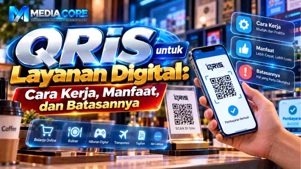 Ilustrasi artikel QRIS untuk Layanan Digital: Cara Kerja, Manfaat, dan Batasannya
