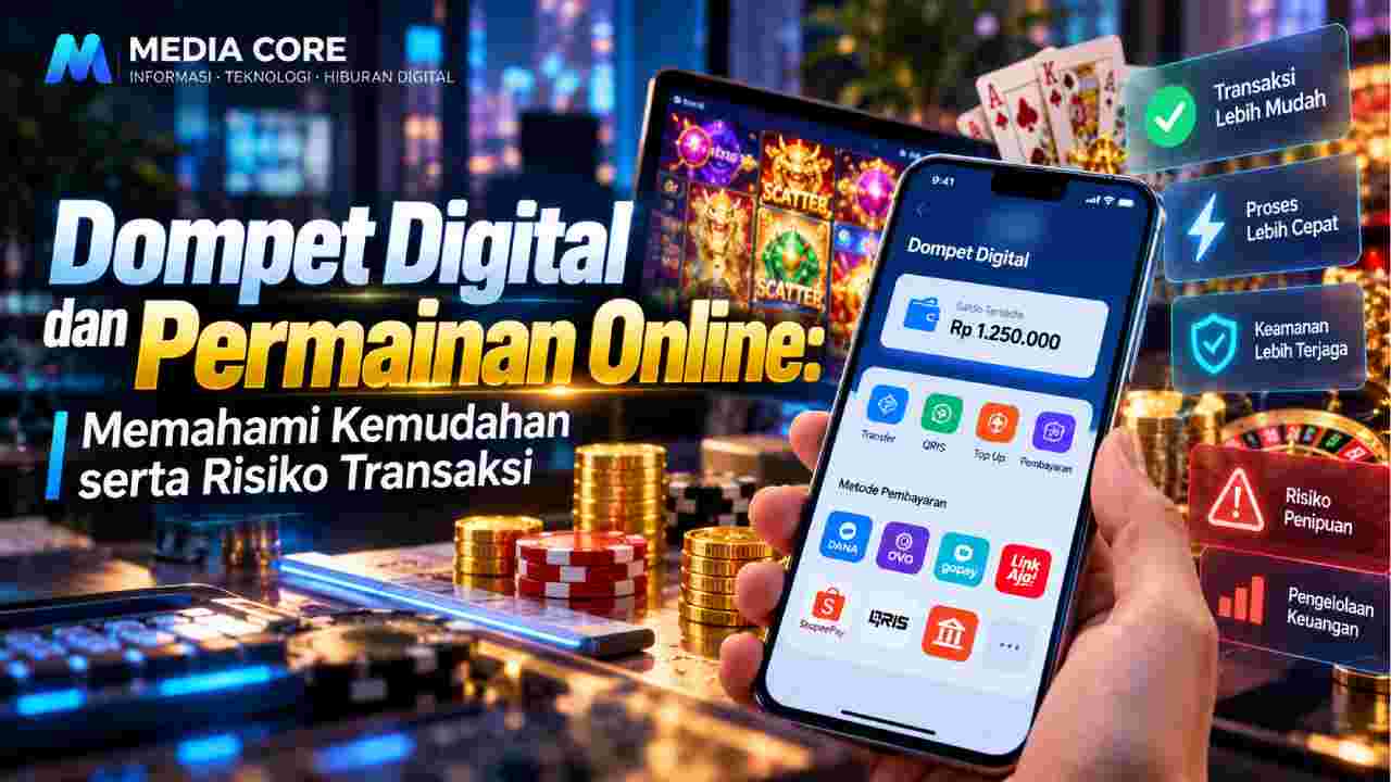 Ilustrasi artikel Dompet Digital dan Permainan Online: Memahami Kemudahan serta Risiko Transaksi