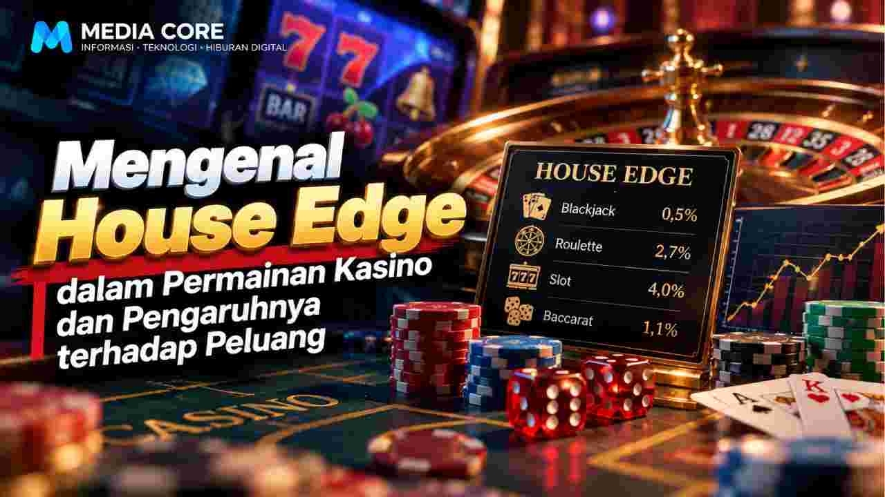 Ilustrasi artikel Mengenal House Edge dalam Permainan Kasino dan Pengaruhnya terhadap Peluang