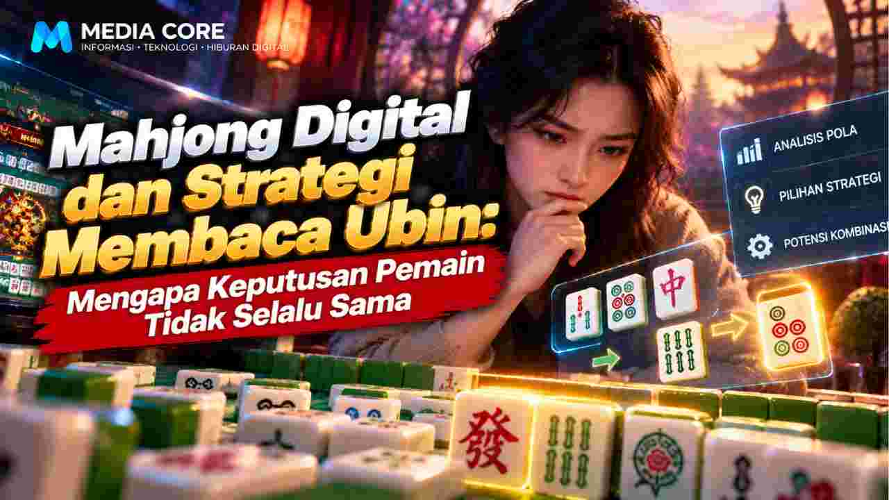 Ilustrasi artikel Mahjong Digital dan Strategi Membaca Ubin: Mengapa Keputusan Pemain Tidak Selalu Sama