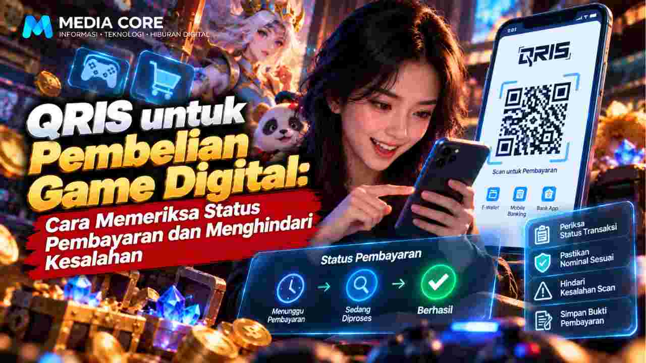 Ilustrasi artikel QRIS untuk Pembelian Game Digital: Cara Memeriksa Status Pembayaran dan Menghindari Kesalahan