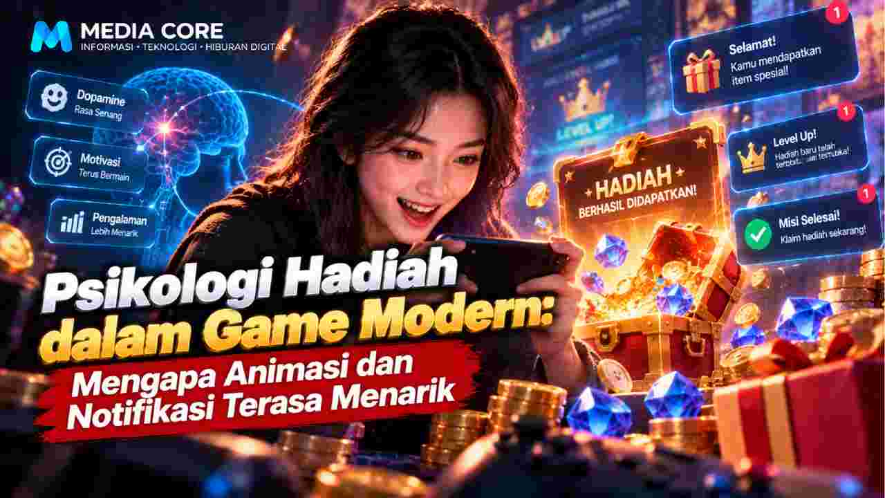 Ilustrasi artikel Psikologi Hadiah dalam Game Modern: Mengapa Animasi dan Notifikasi Terasa Menarik