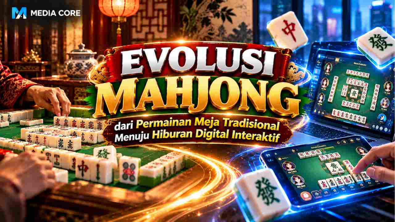 Ilustrasi artikel Evolusi Mahjong dari Permainan Meja Tradisional Menuju Hiburan Digital Interaktif