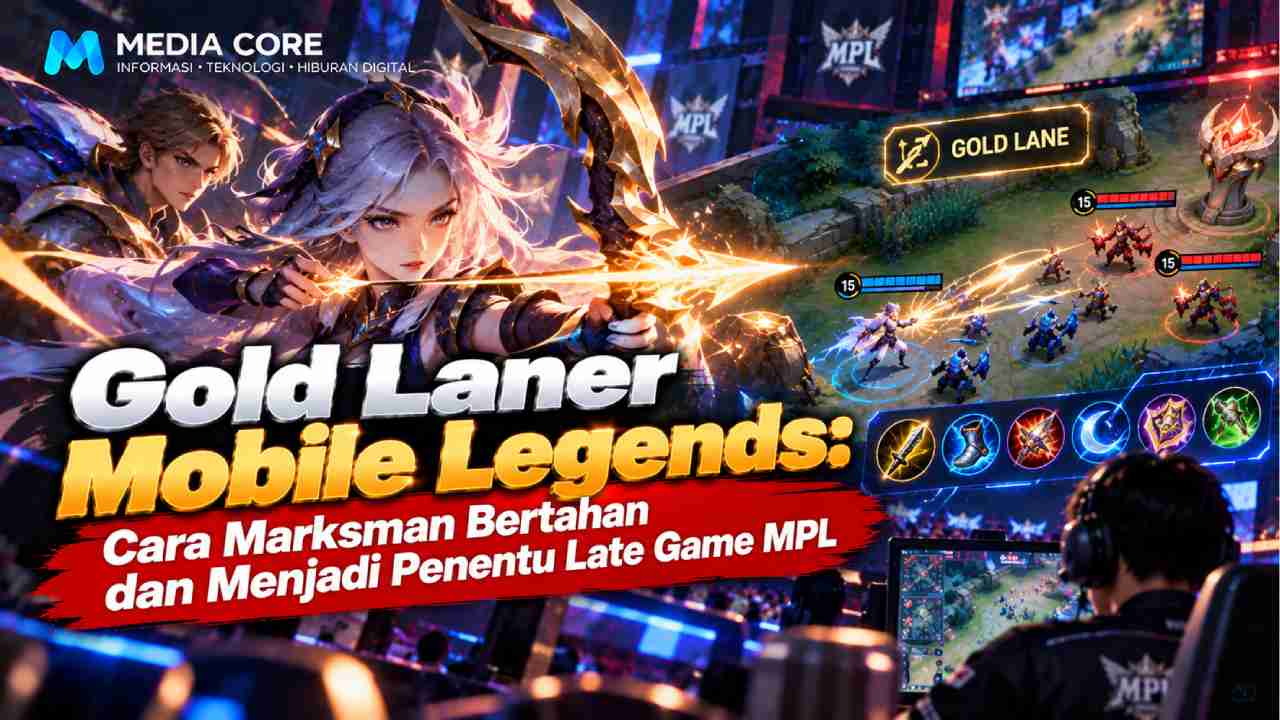 Ilustrasi artikel Gold Laner Mobile Legends: Cara Marksman Bertahan dan Menjadi Penentu Late Game MPL