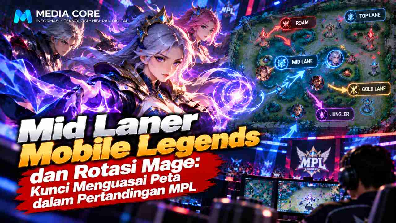 Ilustrasi artikel Mid Laner Mobile Legends dan Rotasi Mage: Kunci Menguasai Peta dalam Pertandingan MPL