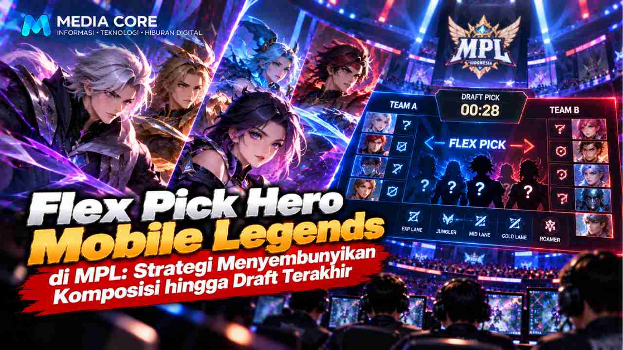Ilustrasi artikel Flex Pick Hero Mobile Legends di MPL: Strategi Menyembunyikan Komposisi hingga Draft Terakhir