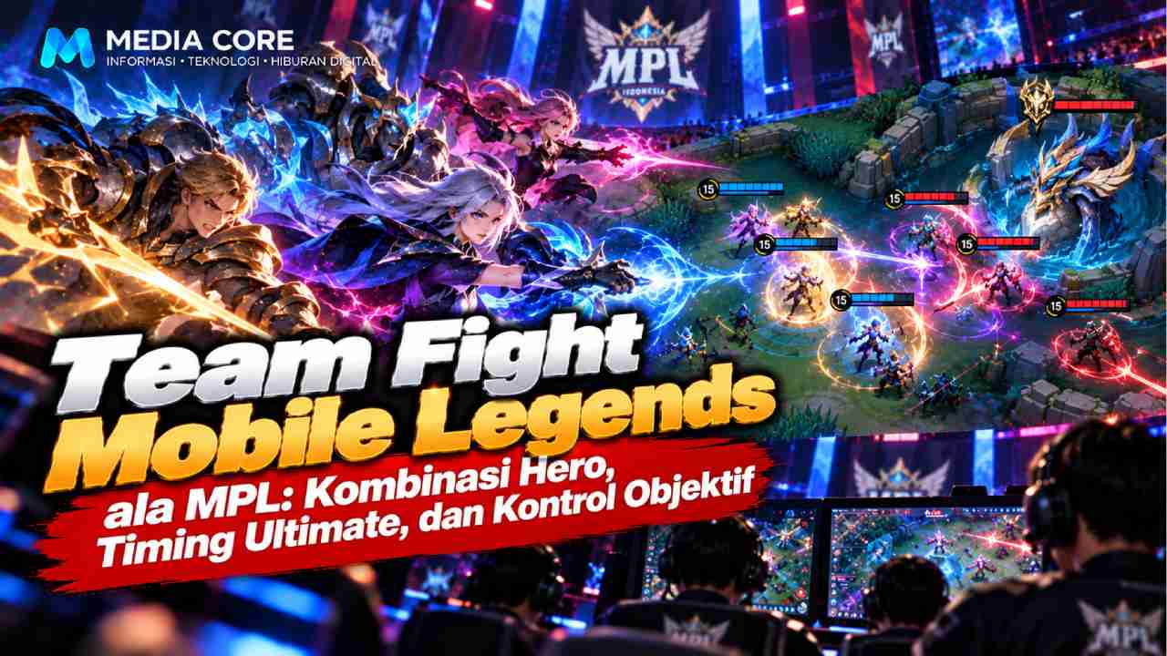 Ilustrasi artikel Team Fight Mobile Legends ala MPL: Kombinasi Hero, Timing Ultimate, dan Kontrol Objektif